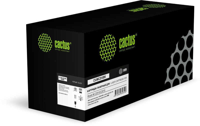 Картридж лазерный Cactus 842561 CS-IMC2510BK черный (30000стр.) для Ricoh IM C2510/C2010 с чипом