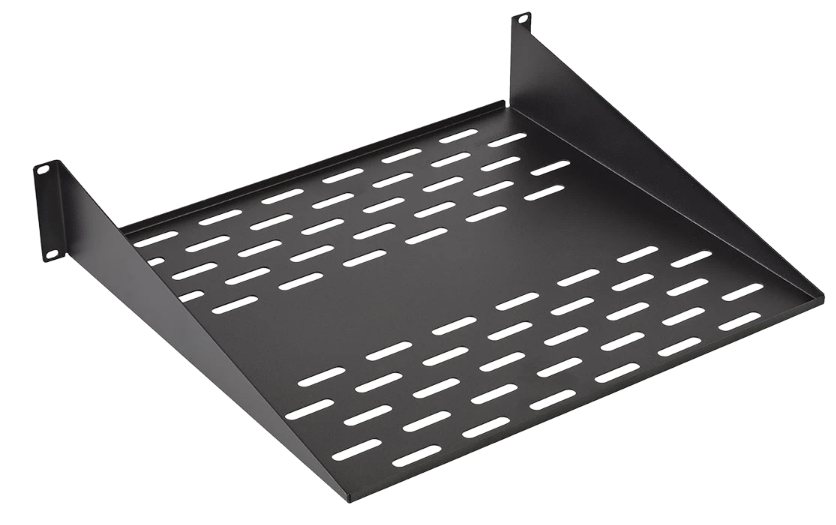 

Полка консольная ССД 130411-01314 перфорированная ПК-30-19"-2U-Ч чёрная, 130411-01314