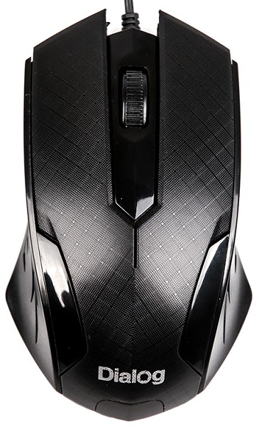 Мышь Dialog MOP-07U black, USB, 3кнопки+ролик
