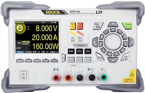Изображение товара Программируемый источник питания Rigol DP813A для лабораторий и тестирования