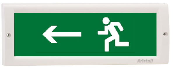 Изображение товара Оповещатель светодиодный КРИСТАЛЛ-12 Д "Человек стрелка влево"