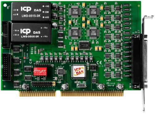 Изображение товара Плата ICP DAS ISO-DA16 с 16 аналоговыми каналами и разрешением 14 бит