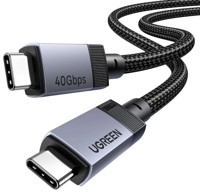 

Кабель UGREEN L705 65175_ USB-C to USB-C Gen 3 240W Max. Длина: 1м. Цвет: серый космос, L705