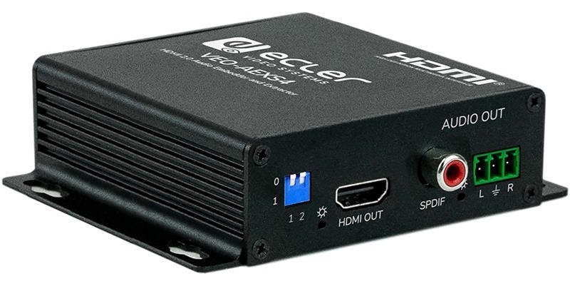 

Эмбеддер Ecler VEO-AEXS4 деэмбеддер аудио в/из сигнала HDMI, VEO-AEXS4