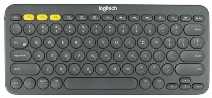 

Клавиатура Wireless Logitech K380 920-007590 серая, Multi-Device, Bluetooth Classic 3.0, K380