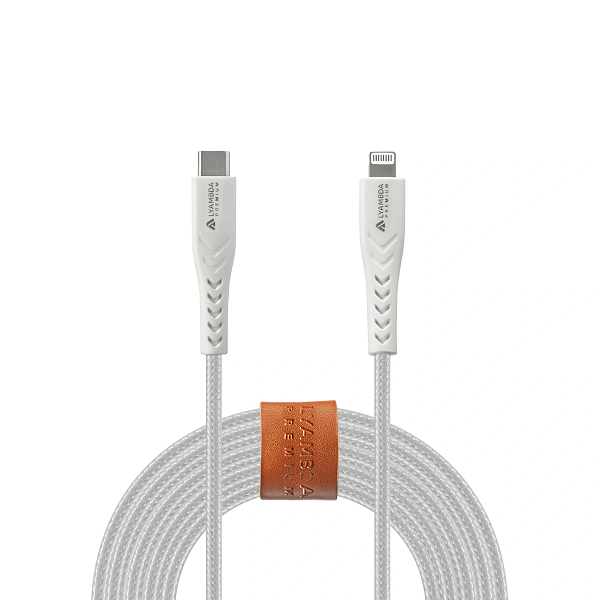 

Кабель интерфейсный Lyambda LCLm25-WH MFI, Type-C(m)/Lightning(m), 3A, 2,5м, белый, LCLm25-WH