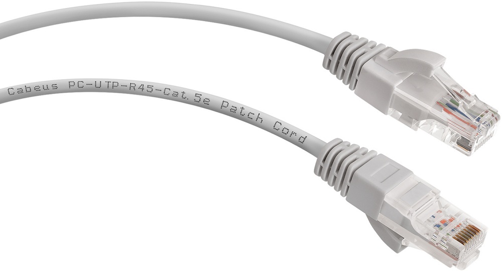 фото Кабель патч-корд U/UTP 5e кат. 20м.  Cabeus PC-UTP-RJ45-Cat.5e-20m