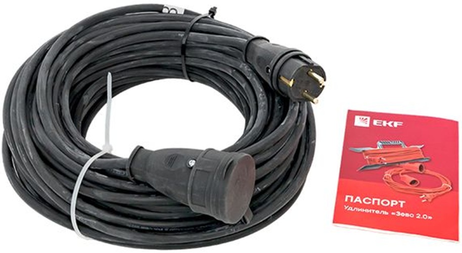 фото Удлинитель  EKF USB02-16-325-1-50-IP44