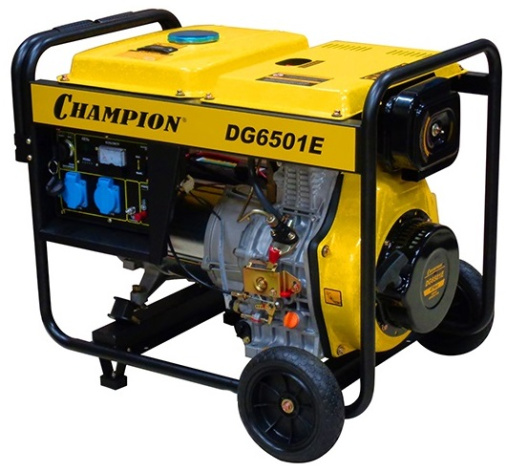 Изображение товара Дизельный генератор CHAMPION DG6501E 5500 Вт электростарт синхронный