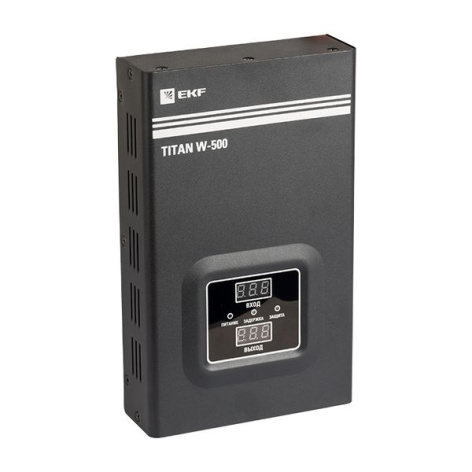 Изображение товара Стабилизатор напряжения EKF stab-w-500 релейный 500 ВА IP21 настенный