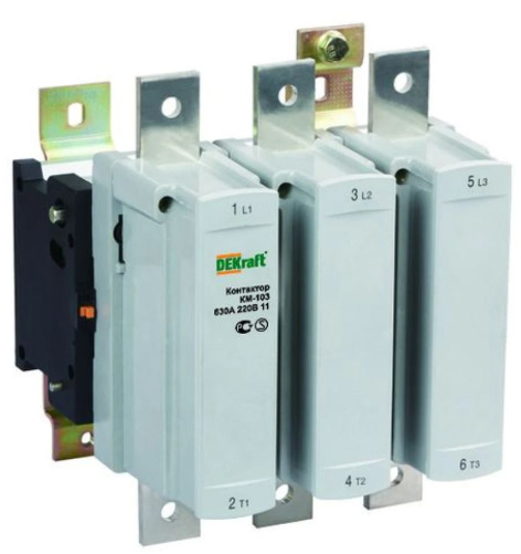 Изображение товара Контактор DEKraft 22167DEK для автоматизации до 690 В 630 А