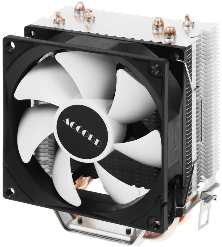 

Кулер ACCORD ACC-3P9 LGA1200/1700/1851/AM4/AM5 (92mm, 130W, 22.7dB), ACC-3P9