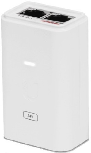 

Инжектор PoE Ubiquiti POE-24-24W-G-WH Gigabit, 24V/1A (24W), white, POE-24-24W-G-WH