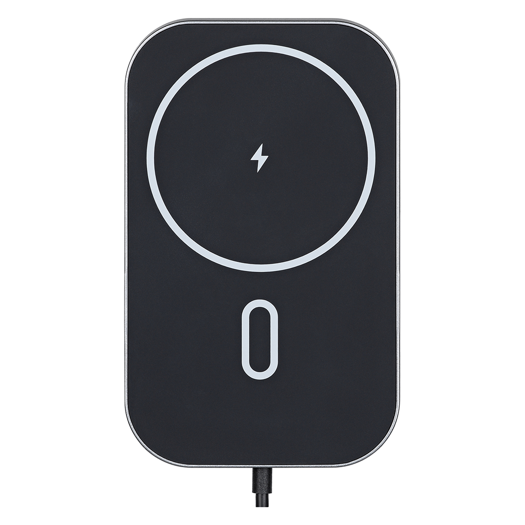 

Держатель автомобильный TFN TFN-QI18 встроенное беспроводное зарядное устройство, MagAero Car 15W black, TFN-QI18