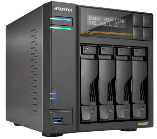 Изображение товара Сетевое хранилище ASUSTOR AS6804T для дома и офиса