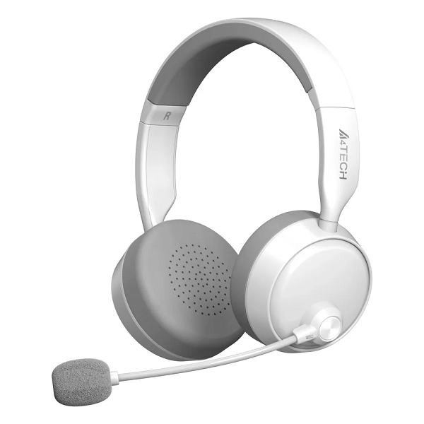 

Гарнитура wireless A4Tech BH230 белая/серая мониторная BT оголовье (2004928), BH230