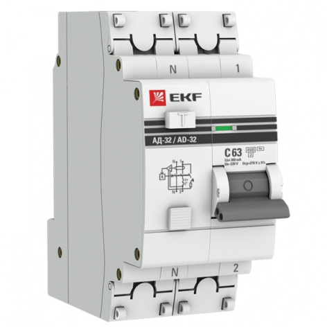 фото Автомат дифференциальный EKF DA32-63-300-pro в Красноярске