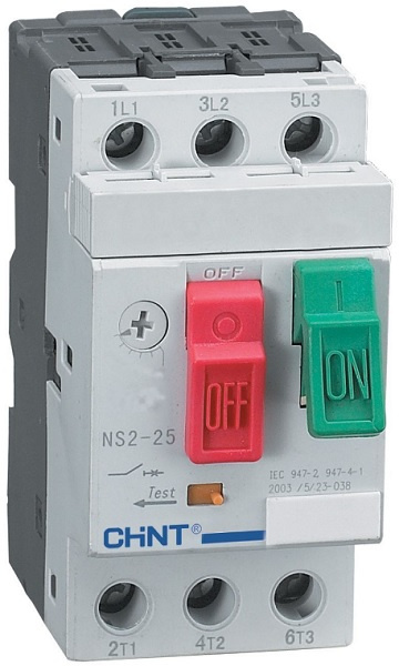 Изображение товара Автоматический выключатель CHINT 495072 для защиты двигателя 690 В 100 кА