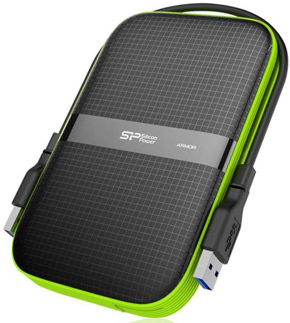 

Внешний жесткий диск 2.5'' Silicon Power SP020TBPHDA60S3K 2TB Armor A60 USB 3.0 черный, SP020TBPHDA60S3K
