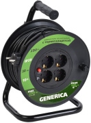 фото Удлинитель на катушке GENERICA WKP10-10-04-30-G