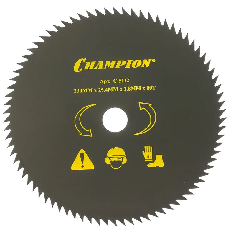 

Нож CHAMPION C5112 с остроугольными зубцами 80/230/25,4 (SRM-2305SI,SRM-2655SI,T433,T523,T437,T517,T438,T528), C5112
