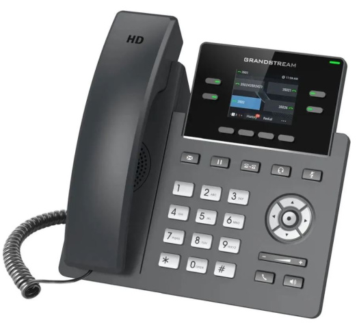 Изображение товара IP-телефон VoiceIP Grandstream GRP-2612P с цветным дисплеем и 4 линиями