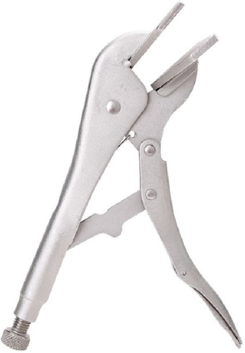 

Клещи Deli DL20016 зажимные с плоскими губками 250мм, регулировочный винт, DL20016