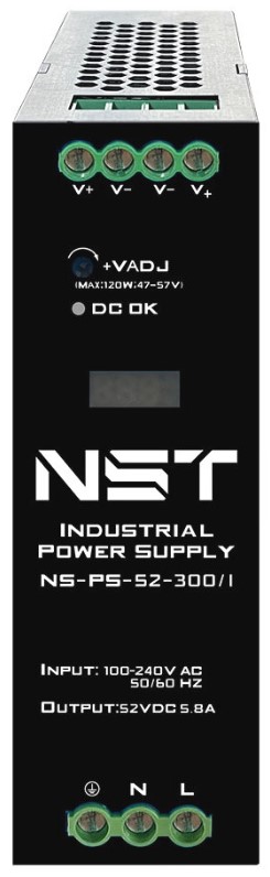 

Блок питания NST NS-PS-52-300/I промышленный блок питания DC52V, 300W, NS-PS-52-300/I