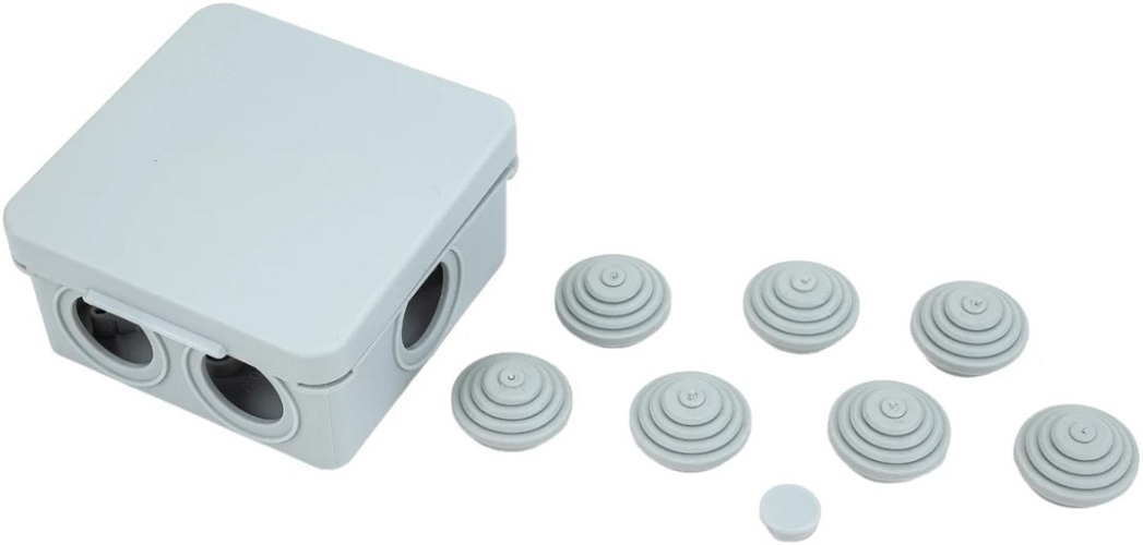 

Коробка уравнивания потенциалов Промрукав 40-0210-У для открытой установки, 80х80х40, 40-0210-У