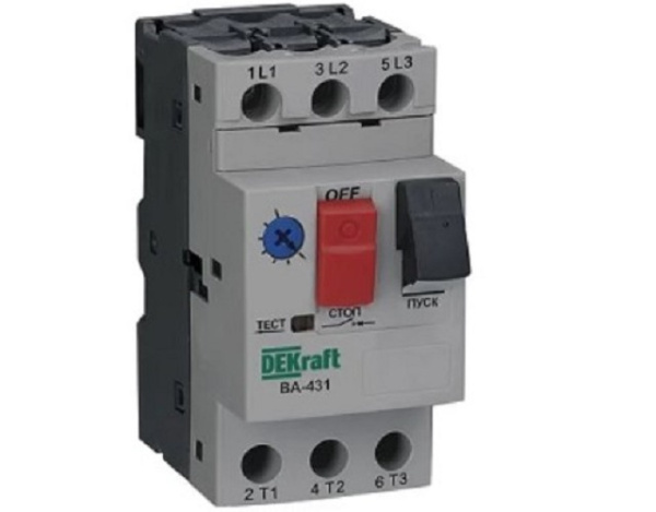 Изображение товара Автоматический выключатель DEKraft 21231DEK защита цепей 3P 13,0-18,0A 15кА