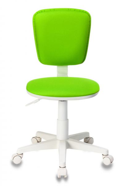 Изображение товара Детское кcosло Бюрократ CH-W204NX с тканевой обивкой зеленого цвета