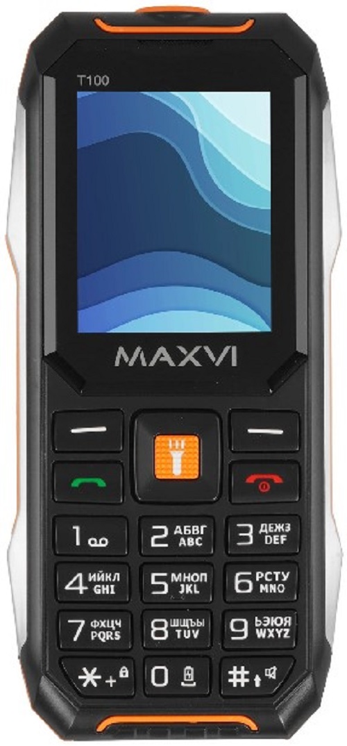 

Мобильный телефон MAXVI T100 4620039116747 orange, T100