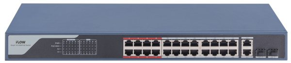 Изображение товара Настраиваемый 24-портовый PoE-коммутатор iFlow F-SW-EM426POE-VM управляемый