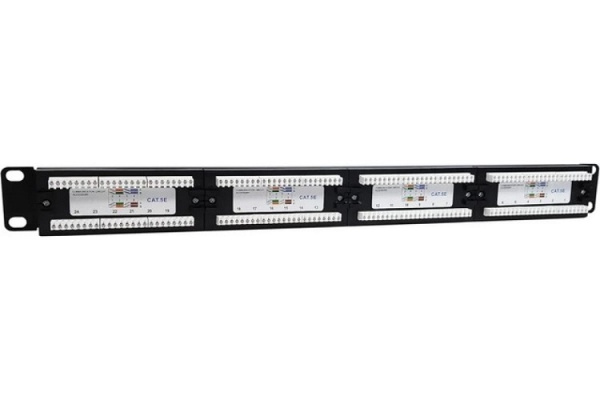 фото Патч-панель 19", 24xRJ45, UTP, Кат. 5е NTSS NTSS-PP-1U-24-UTP-RJ45-5e-D в Екатеринбурге