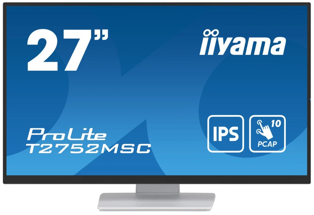 

Монитор 27" Iiyama ProLite T2752MSC-W1 1920x1080, LED, 16:9, IPS, 400cd, 1000:1, 5ms (GTG), 178гр/178гр, HDMI, DP, 2*USB-A, 60Hz, Speakers, tilt, Touc, ProLite T2752MSC-W1
