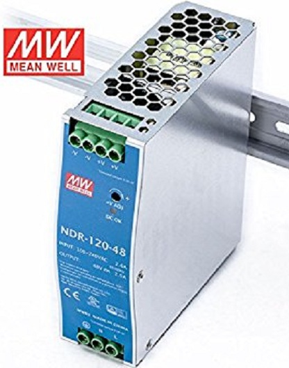 

Преобразователь AC-DC сетевой Mean Well NDR-120-48 120Вт, вход 90…264V AC, 47…63Гц /127…370В DC, выход 48В/2.5A, рег. вых 48…55В, изоляция 3000В AC, в, NDR-120-48