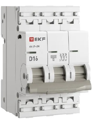 Изображение товара Автоматический выключатель EKF PROxima 16 А на DIN-рейку