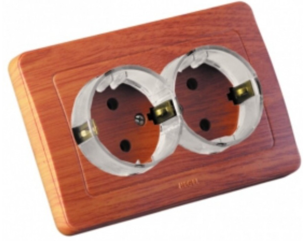 Изображение товара Розетка с заземлением HEGEL РС16-382-05 для безопасного электроподключения