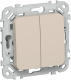 фото Переключатель двухклавишный  IEK FI-V22-0-10-1-K88