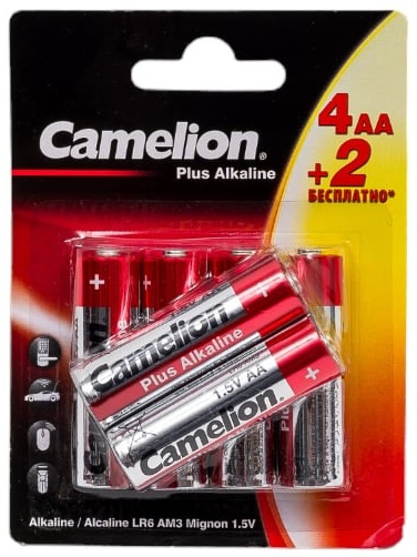 фото Батарейка  Camelion Plus Alkaline LR6 4+2 в Казани