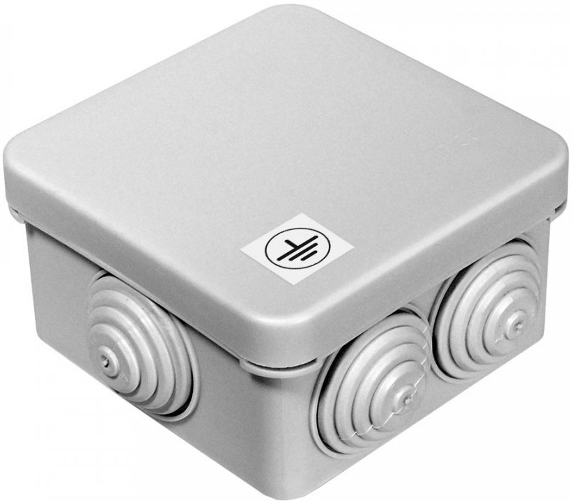 

Коробка уравнивания потенциалов Промрукав 40-0200-У для открытой установки, 70х70х40, 40-0200-У