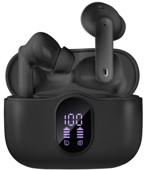 Изображение товара Наушники Sven E-315B Bluetooth внутриканальные TWS с микрофоном черные