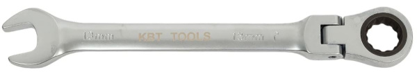 Изображение товара Ключ гаечный КВТ 79195 с трещоткой длина 220 мм удобный для монтажных работ