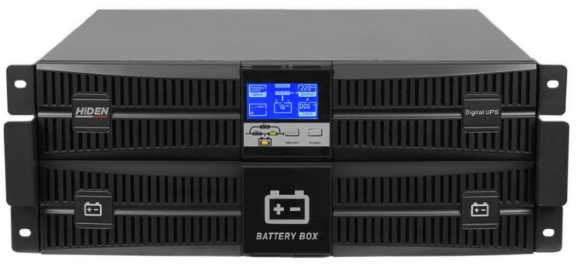 

Источник бесперебойного питания HIDEN EXPERT UDC92010S-RT встроенные акб в корпусе (9А/ч х 16шт),10 kVA/10 kW (PF=1), ЗУ 10А, EXPERT UDC92010S-RT