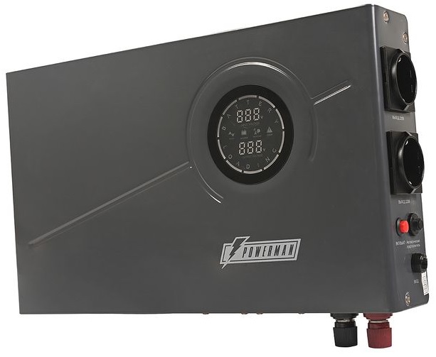 

Источник бесперебойного питания Powerman Smart 800 INV 6195081 Graphite (ИБП с Внешними АКБ), Smart 800 INV