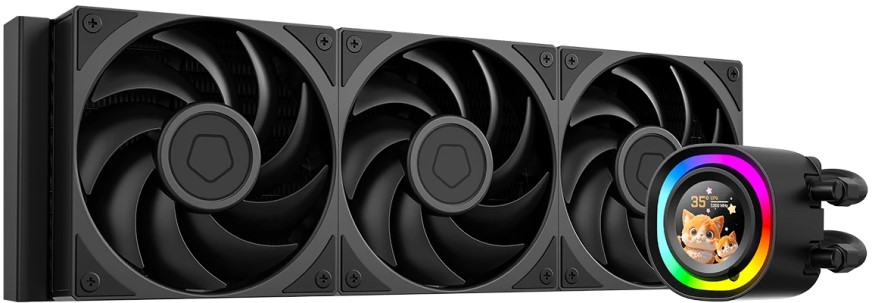 

Система охлаждения жидкостная ID-Cooling FX360 LCD PE LGA1851/1700/1200/115X/AM4/AM5 (TDP 350W, 3*120mm, 0-2450rpm, 88.75CFM, 34.3dBa), FX360 LCD PE