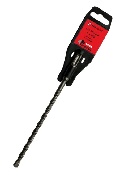 

Бур по бетону ООО САМ SAMC-008206260 SDS-plus 6х260 PIRANHA, SAMC-008206260