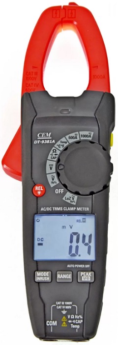 

Токоизмерительные клещи CEM DT-9381А CEM 685026, DT-9381А