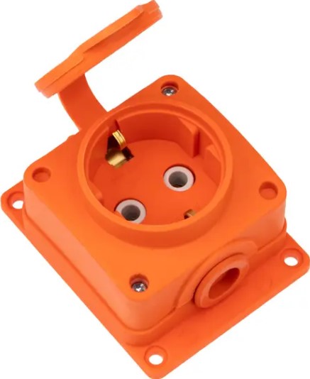 

Розетка кабельная Rexant 111-225 влагозащищенная с крышкой 1 гнездо COMPACT, с/3, 16А, IP54, каучук, оранжевая, 111-225