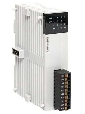 Изображение товара Модуль EKF EMF-A-4AO для автоматизации с 4 выходными портами, монтаж на DIN-рейку